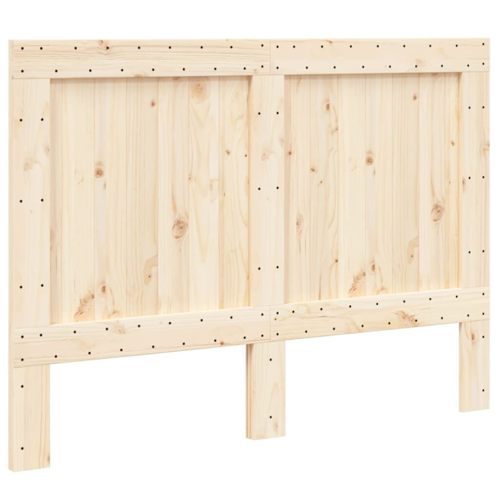 Vidaxl (Plain Design, 140 X 104 Cm) Headboard Bedroom Accessory Bed Headboard Bed Header Solid Wood Pine