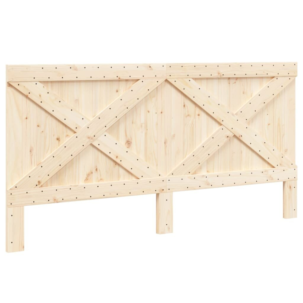 (cross design, 200 x 104 cm) vidaXL Headboard Bedroom Accessory Bed Headboard Bed Header Solid Wood Pine