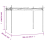 VidaXL vidaXL Pergola mit Schiebedach Taupe 295x292x230 cm 6