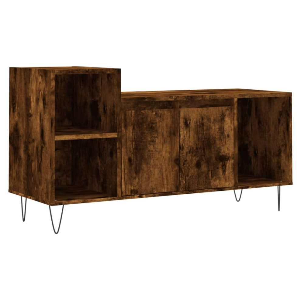 Vidaxl (Smoked Oak) Tv Cabinet Tv Unit Sideboard Tv Stand Media Cabinet Engineered Wood