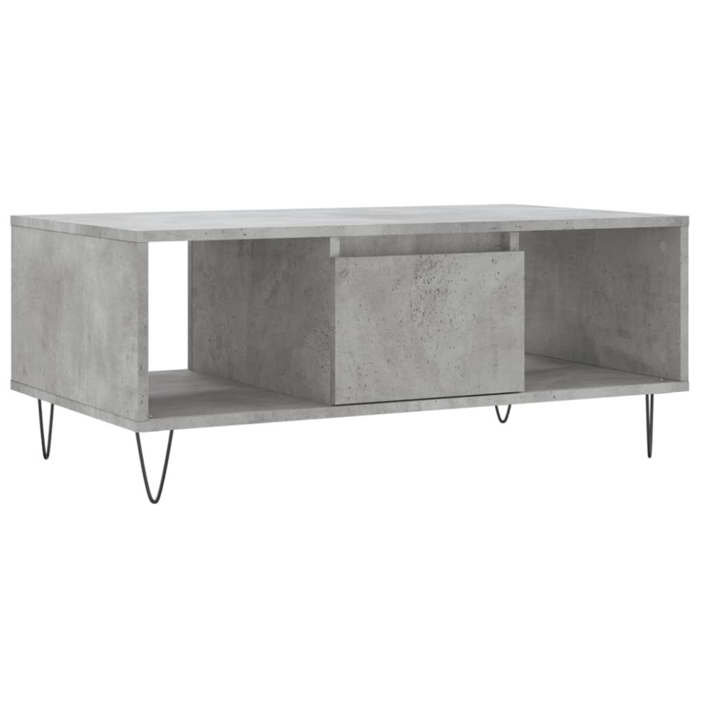 Vidaxl (Concrete Grey) Coffee Table Side Table End Accent Telephone Sofa Table Engineered Wood