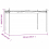 VidaXL vidaXL Pergola mit Schiebedach Anthrazit 395x292x230 cm 6