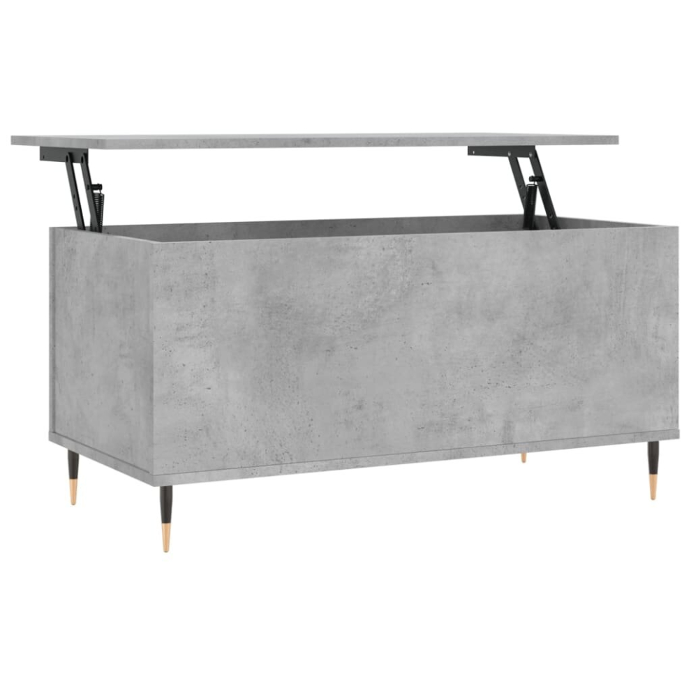 Vidaxl (Concrete Grey) Coffee Table Side Table End Accent Telephone Sofa Table Engineered Wood