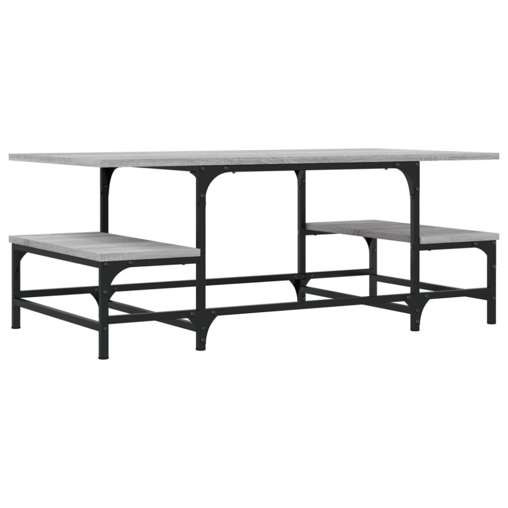 Vidaxl (Grey Sonoma) Coffee Table Living Room Tea Side Table Sofa Table Engineered Wood