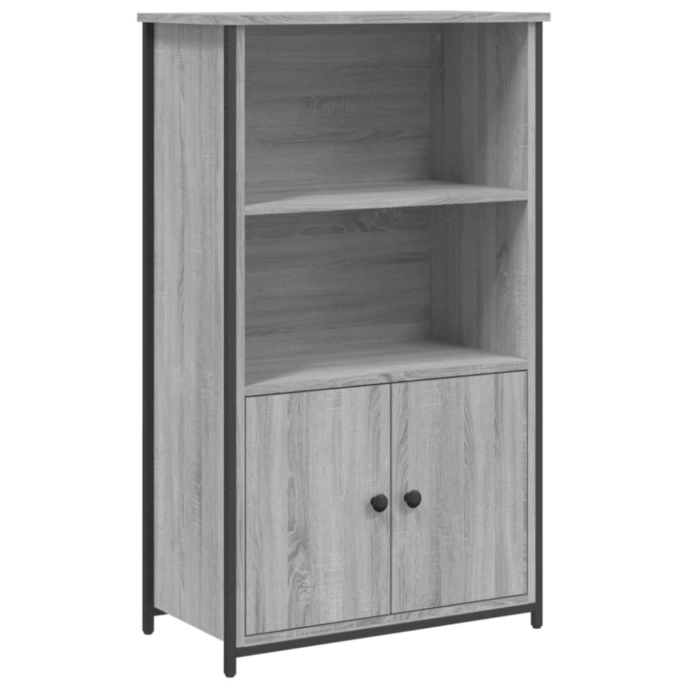 (grey sonoma, 62 x 32 x 103.5 cm) vidaXL Highboard Sideboard Storage Cabinet Home Side Cabinet Engineered Wood