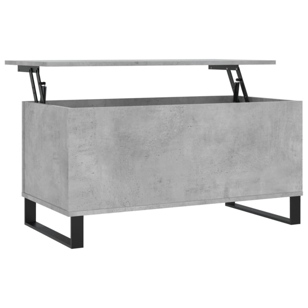 (concrete grey) vidaXL Coffee Table Side Table End Accent Telephone Sofa Table Engineered Wood