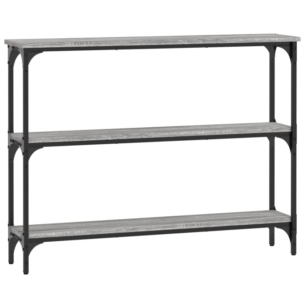 (grey sonoma, 100 x 22.5 x 75 cm) vidaXL Console Table End Table Hallway Stand Side Sofa Table Engineered Wood