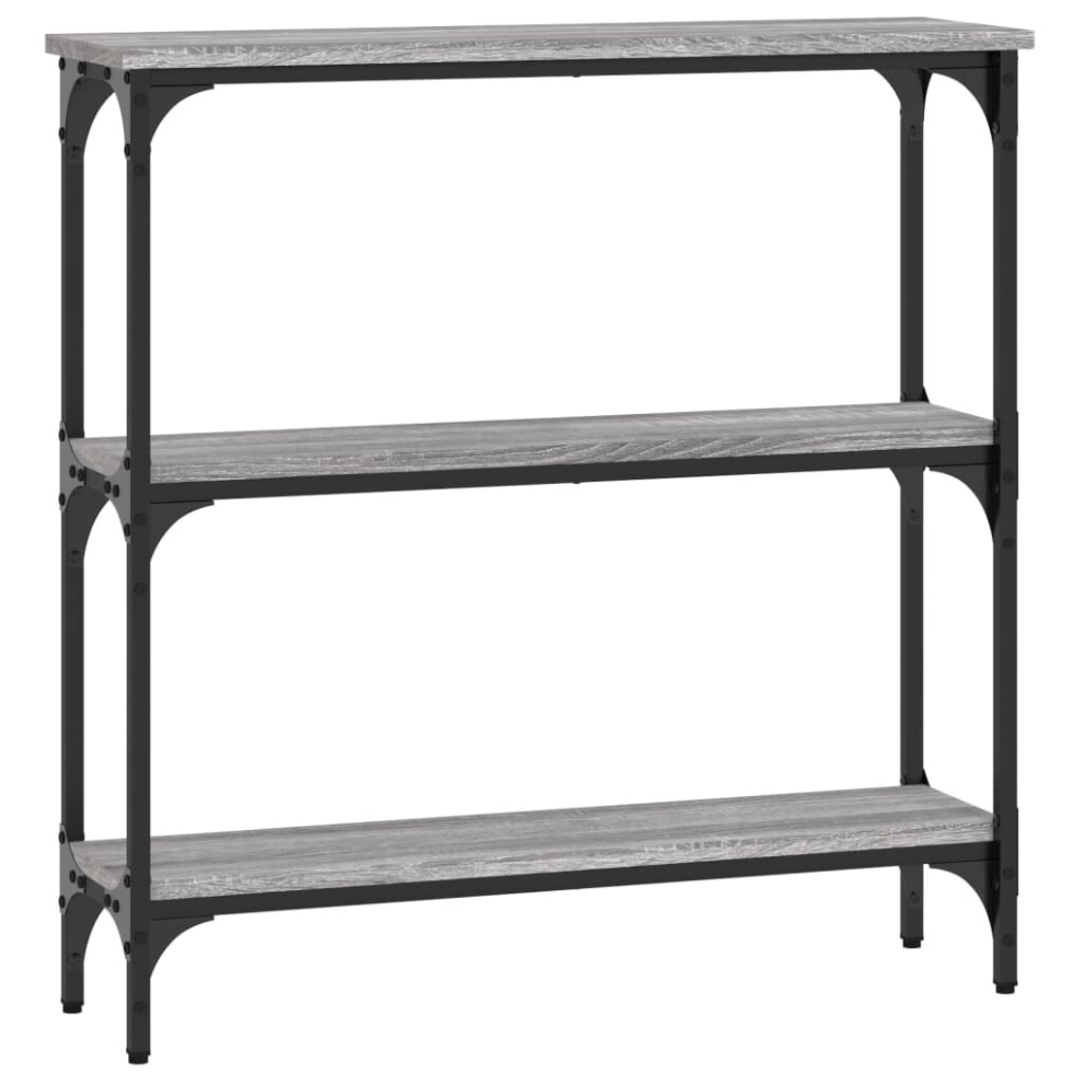 Vidaxl ( Sonoma, 75 X 22.5 X 75 Cm) Console Table End Table Hallway Stand Side Sofa Table Engineered Wood Grey