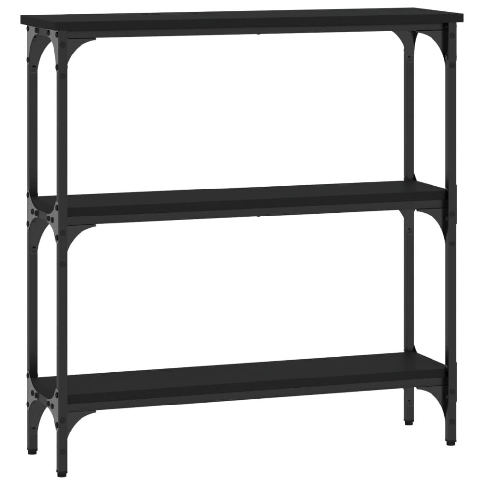 Vidaxl (, 75 X 22.5 X 75 Cm) Console Table End Table Hallway Stand Side Sofa Table Engineered Wood Black