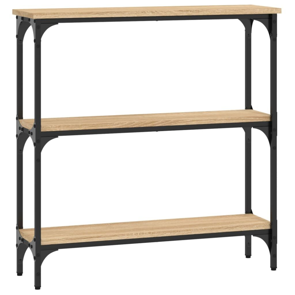 Vidaxl (Sonoma Oak, 75 X 22.5 X 75 Cm) Console Table End Table Hallway Stand Side Sofa Table Engineered Wood