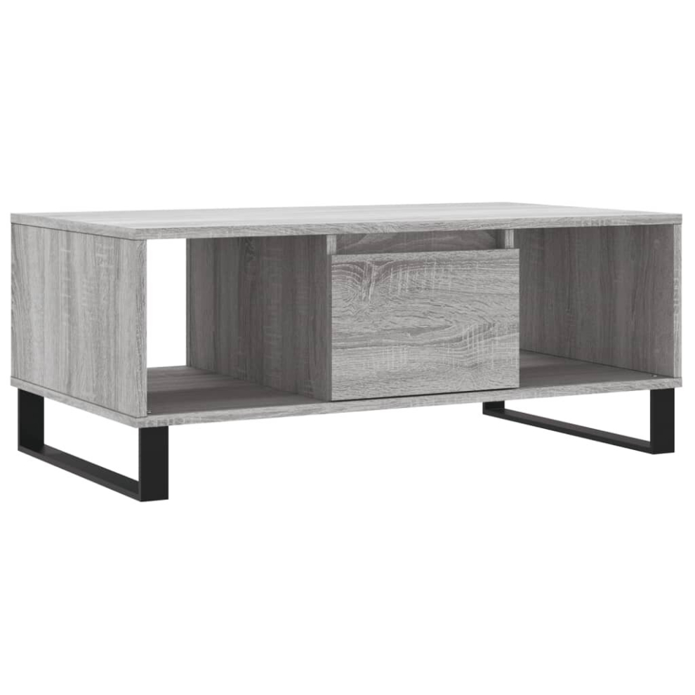 Vidaxl (Grey Sonoma) Coffee Table Side Table End Accent Telephone Sofa Table Engineered Wood