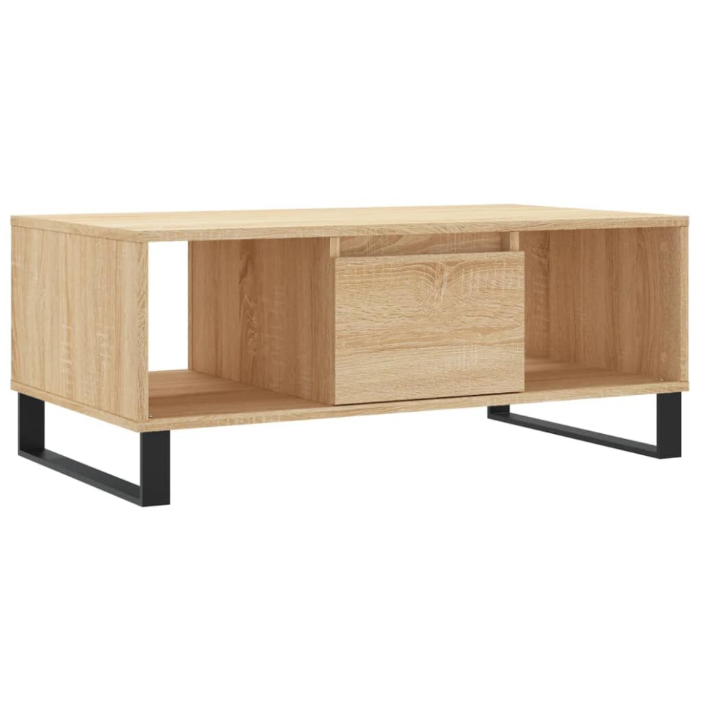 Vidaxl (Sonoma Oak) Coffee Table Side Table End Accent Telephone Sofa Table Engineered Wood