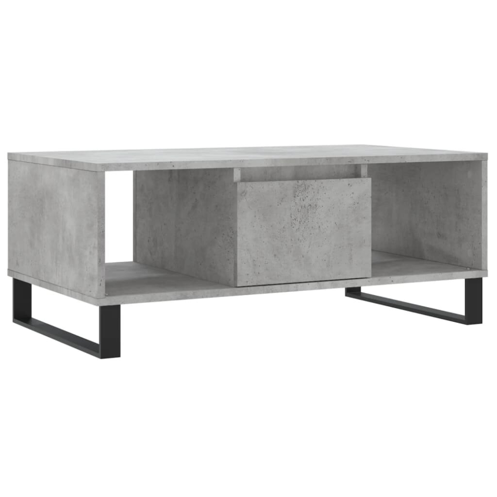 Vidaxl (Concrete Grey) Coffee Table Side Table End Accent Telephone Sofa Table Engineered Wood