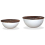 VidaXL vidaXL Solid Reclaimed Wood Coffee Table Set 2 Piece White Bowl Shape Stand 10