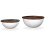 VidaXL vidaXL Solid Reclaimed Wood Coffee Table Set 2 Piece White Bowl Shape Stand 11
