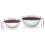 VidaXL vidaXL Solid Reclaimed Wood Coffee Table Set 2 Piece White Bowl Shape Stand 4