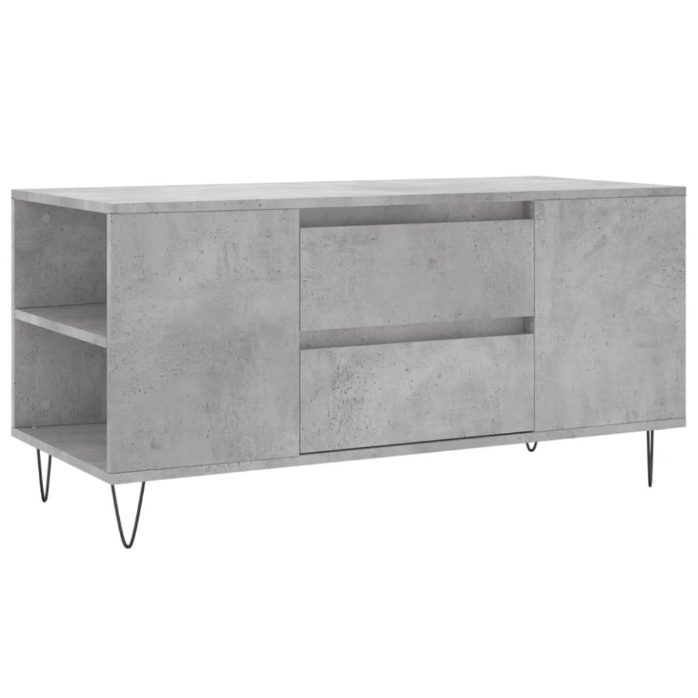 (concrete grey) vidaXL Coffee Table Side Table End Accent Telephone Sofa Table Engineered Wood