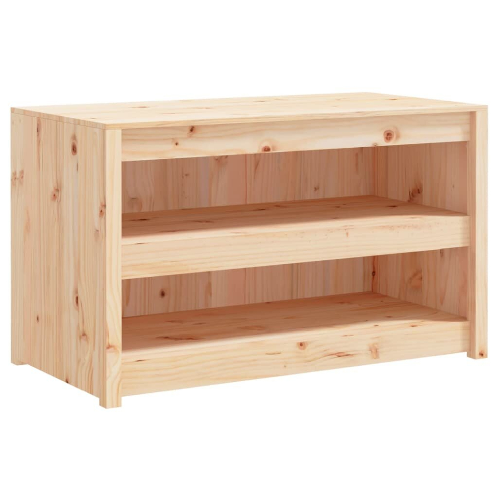 (natural pine, 106x55x64 cm/2 shelves) vidaXL Outdoor Kitchen Cabinet Garden Storage Cupboard Sideboard Patio Cabinet