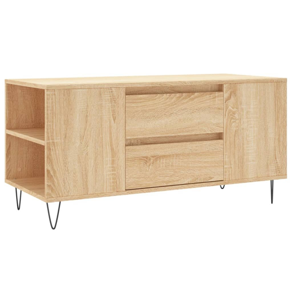 Vidaxl (Sonoma Oak) Coffee Table Side Table End Accent Telephone Sofa Table Engineered Wood