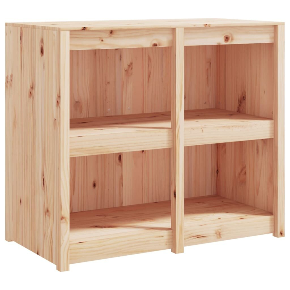 (natural pine, 106x55x92 cm/4 shelves) vidaXL Outdoor Kitchen Cabinet Garden Storage Cupboard Sideboard Patio Cabinet