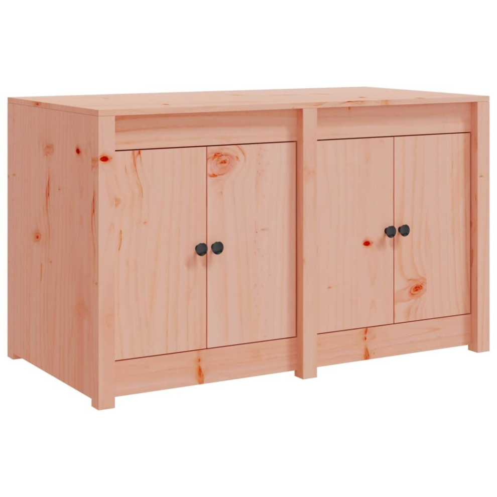 (natural douglas, 106x55x64 cm/4 doors) vidaXL Outdoor Kitchen Cabinet Storage Cupboard Sideboard Solid Wood Pine