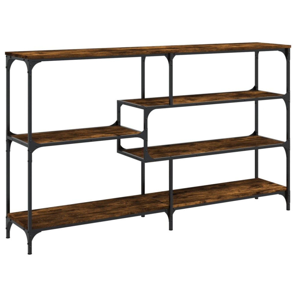 (smoked oak, 160 x 32 x 95 cm) vidaXL Console Table End Table Hallway Stand Side Sofa Table Engineered Wood