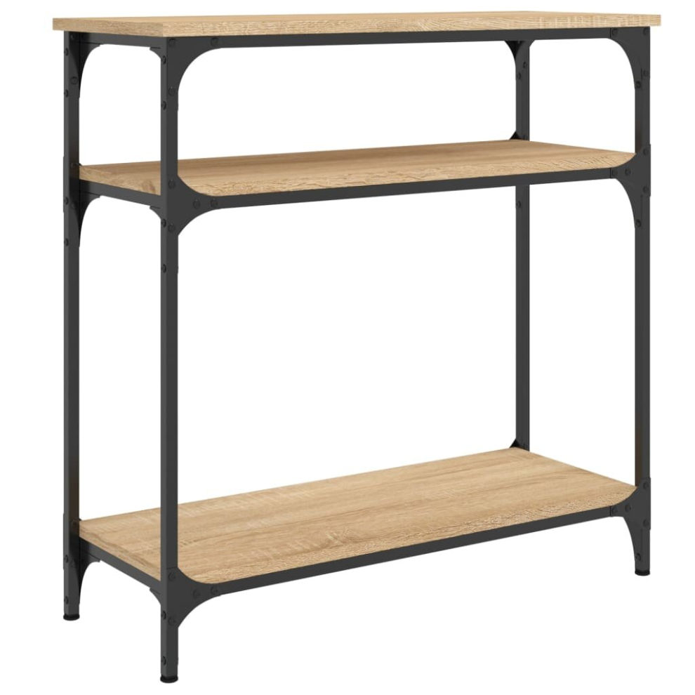 Vidaxl (Sonoma Oak, 75 X 29 X 75 Cm) Console Table End Table Hallway Stand Side Sofa Table Engineered Wood