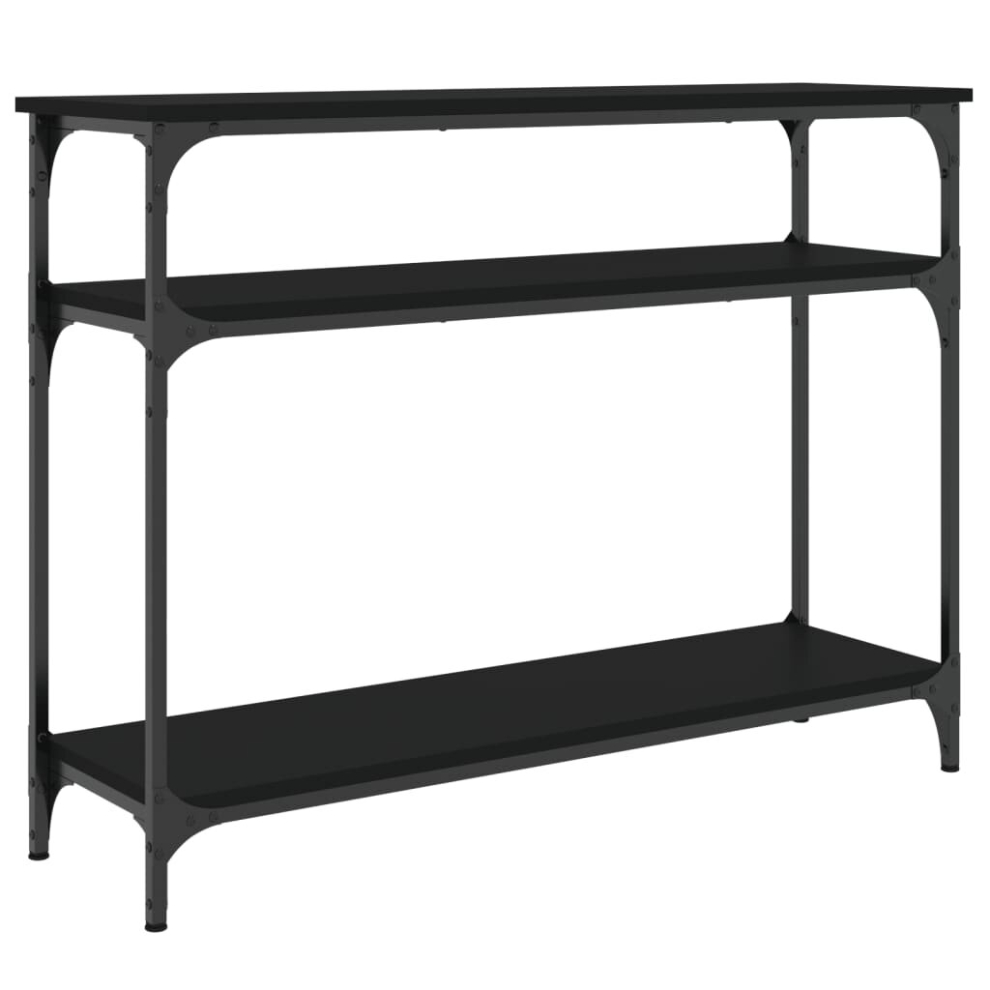 Vidaxl (, 100 X 29 X 75 Cm) Console Table End Table Hallway Stand Side Sofa Table Engineered Wood Black