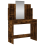 VidaXL (smoked oak) vidaXL Dressing Table with Mirror Dressing Room Cosmetic Table Vanity Table 1