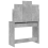 VidaXL (concrete grey) vidaXL Dressing Table with Mirror Dressing Room Cosmetic Table Vanity Table 7