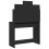 VidaXL (black) vidaXL Dressing Table with Mirror Dressing Room Cosmetic Table Vanity Table 7