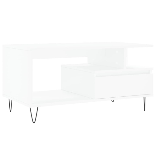 VidaXL (white) vidaXL Coffee Table Side Table End Accent Telephone Sofa Table Engineered Wood 1