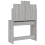VidaXL (grey sonoma) vidaXL Dressing Table with Mirror Dressing Room Cosmetic Table Vanity Table 7