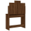VidaXL (brown oak) vidaXL Dressing Table with Mirror Dressing Room Cosmetic Table Vanity Table 7