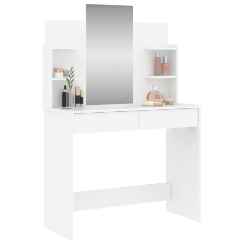 VidaXL (white) vidaXL Dressing Table with Mirror Dressing Room Cosmetic Table Vanity Table 2