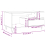 VidaXL (white) vidaXL Coffee Table Side Table End Accent Telephone Sofa Table Engineered Wood 4