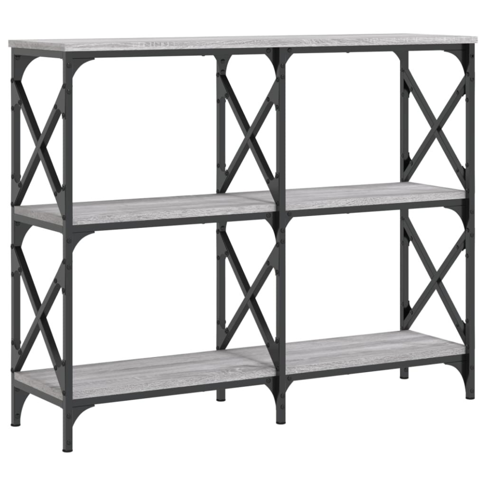 Vidaxl (Grey Sonoma, 100 X 28 X 80.5 Cm) Console Table End Table Hallway Stand Side Sofa Table Engineered Wood