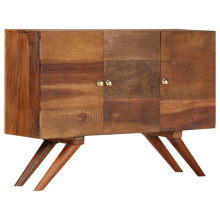 vidaXL Solid Reclaimed Wood Sideboard Brown 110x30x75cm Storage Cabinet Unit