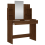 VidaXL (brown oak) vidaXL Dressing Table with Mirror Dressing Room Cosmetic Table Vanity Table 5