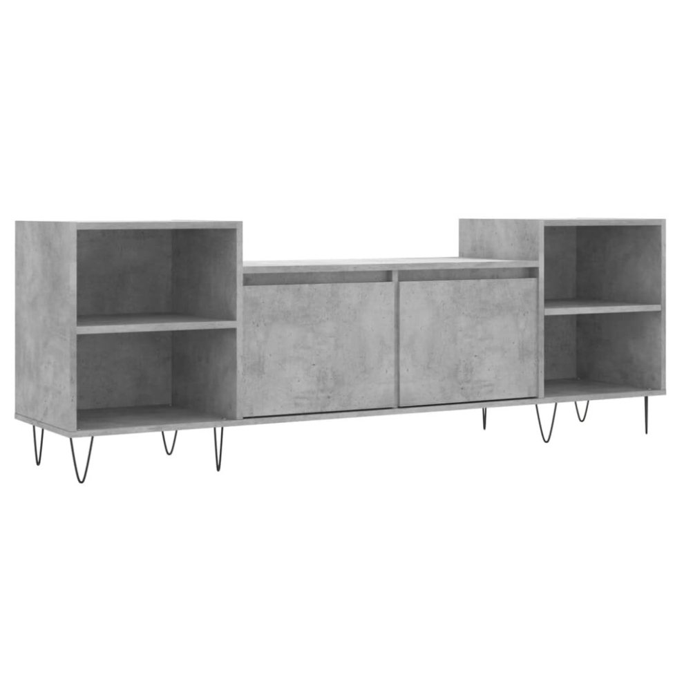 (concrete grey) vidaXL TV Cabinet TV Unit Sideboard TV Stand Media Cabinet Engineered Wood