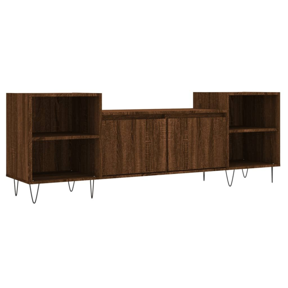 (brown oak) vidaXL TV Cabinet TV Unit Sideboard TV Stand Media Cabinet Engineered Wood