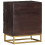 VidaXL vidaXL Solid Mango Wood Bed Cabinet Black Home Nightstand Bedside Cabinet 5