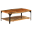 VidaXL vidaXL Coffee Table with Shelf Solid Reclaimed Wood Living Room Tea Couch 9
