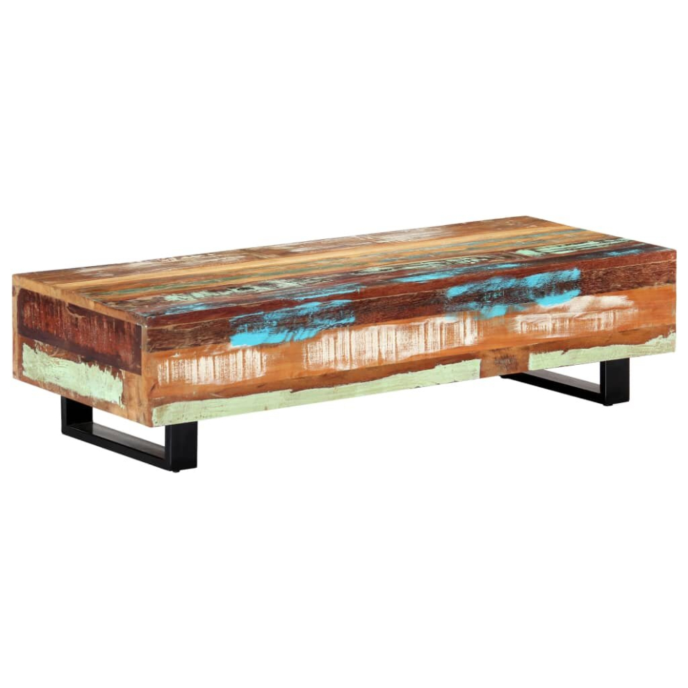 vidaXL Coffee Table 120x50x30cm Solid Reclaimed Wood Home Couch Side End Stand