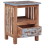 VidaXL vidaXL Bedside Cabinet Nightstand Bed Table Side Table Solid Mahogany Wood 2