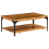 VidaXL vidaXL Coffee Table with Shelf Solid Reclaimed Wood Living Room Tea Couch 1