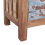VidaXL vidaXL Bedside Cabinet Nightstand Bed Table Side Table Solid Mahogany Wood 8