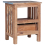 VidaXL vidaXL Bedside Cabinet Nightstand Bed Table Side Table Solid Mahogany Wood 3