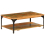 VidaXL vidaXL Coffee Table with Shelf Solid Reclaimed Wood Living Room Tea Couch 11