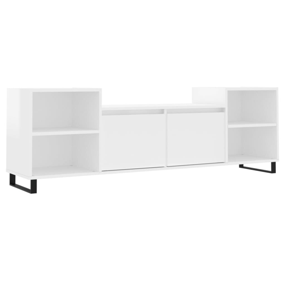 (high gloss white) vidaXL TV Cabinet TV Unit Sideboard TV Stand Media Cabinet Engineered Wood